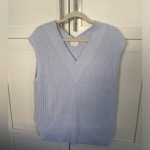 H & M sleeveless oversized sweater size sm